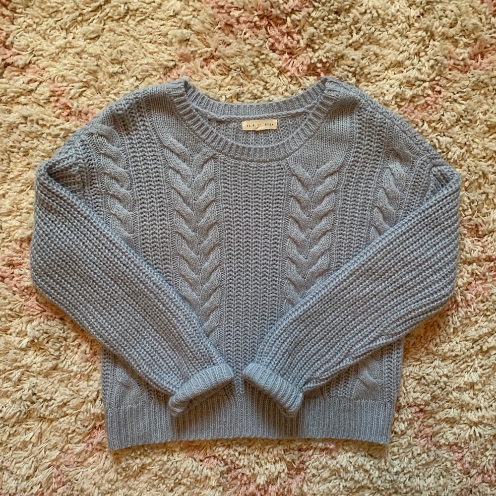 Pacsun LA Hearts light blue knit sweater